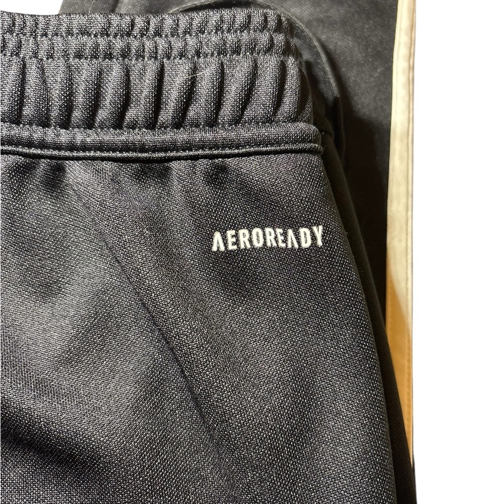 Adidas Unisex Black and White Joggers - Picture 7 of 8